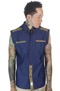 Entree LS RINGO Button Down Vest Hoody