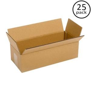 Plain Brown Box 14 in. x 6 in. x 4 in. 25 Box Bundle PRA0072B