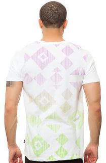 WeSC Tee The Aztec Ombre in White