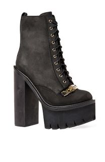 Jeffrey Campbell Boot HBIC ID Chain Exclusive in Black