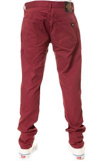 Dickies Pants Skinny 5 Pocket Oxblood Red