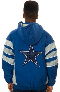 BURIED ALIVE VINTAGE The Starter Pro Line Dallas Cowboys Anorak Jacket in Blue