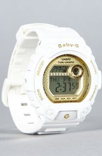 G SHOCK  The BabyG BLX100 Watch in White Gold