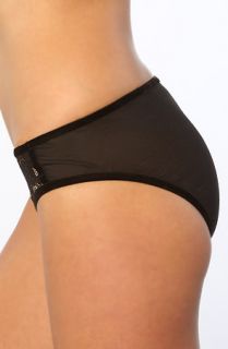 Lonely Panty Cut Out Lace Panty in Black Gardenia