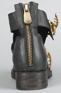 Jeffrey Campbell Boot Gold Clasps in Black –