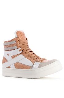 Jeffrey Campbell Sneaker The Tronic in Croc Light Pink