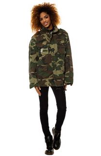 Rothco Jacket Vintage M 65 Field in Woodland Camo Green