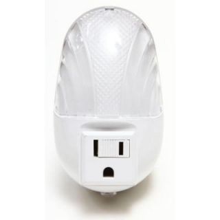 Good Choice Egg Shape LED Night Light With Outlet   White 409