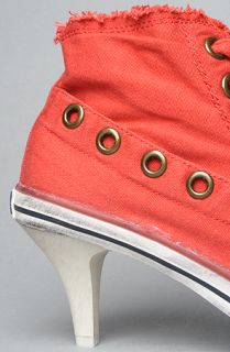 Ash Shoes The Fresh Sneaker in Coral W Canvas