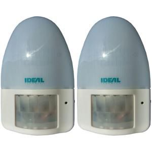 IDEAL Security Wireless Smart LED Night Light with Motion and Chime Option (2 Pack) SK603X2