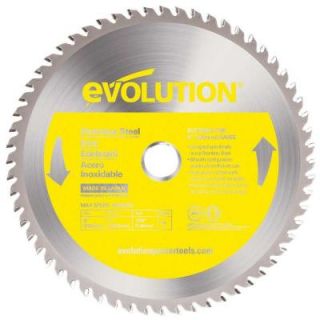 Evolution Power Tools 10 in. 66 Teeth Stainless Steel Cutting Saw Blade 10BLADESSN