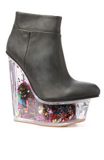 Jeffrey Campbell Shoe Icy Star in Black