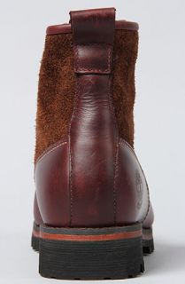 Timberland The Heritage Moc Toe Boot in Redwood Waterville Smooth