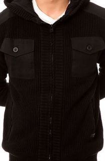 Nixon Jacket Captain Knit in Black