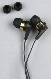 Skullcandy Earbuds Mic Interchangeable Silicone Black & Gold