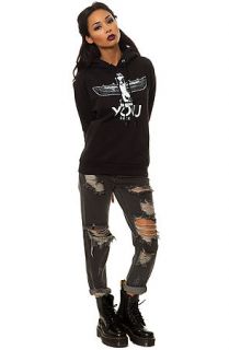 Civil Hoody The YOU Suck Pullover in Black