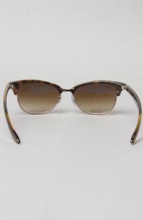 Ray Ban The Cathy Clubmaster Sunglasses in Tortoise and Brown