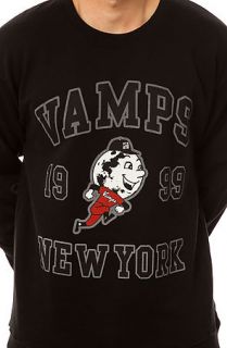 Vamp Life Sweatshirt Mr. Vamp Fleece in Black