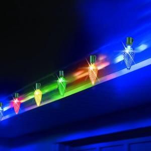 Brite Star C9 15 Light LED Faceted Multi Colored Amazing Light Show 39 416 00