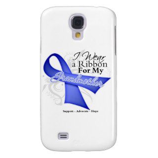 Grandmother Periwinkle Ribbon   Stomach Cancer Samsung Galaxy S4 Covers