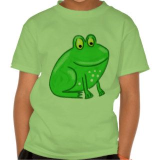 Cute Cartoon Frog Tee Shirt
