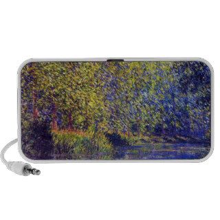 Claude Monet painting bend in Epte near Giverny iPhone Speaker