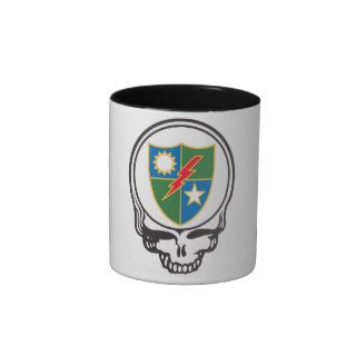 75th Ranger Dead Skull Crest Coffee Mugs