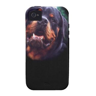 Diseño de Rottweiler iPhone 4 Fundas de