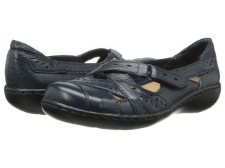Clarks Ashland Rivers Womens Maryjane Shoes (Navy)