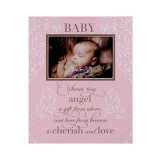 Baby Plaque 4x6 Picture Frame, Pink