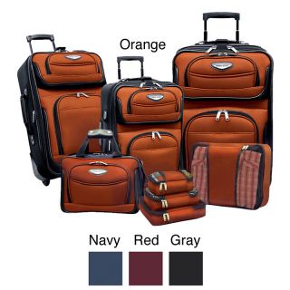 Travel Select By Travelers Choice Amsterdam Ii 8 piece Deluxe Packing Luggage Set