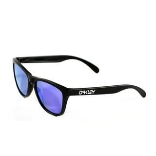 Oakley Frogskins Matte Black/ Violet Retro Sunglasses