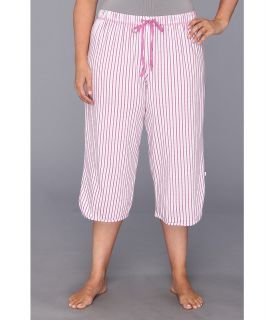 Karen Neuburger Plus Size Pool Party knCool Crop Pant Womens Pajama (Pink)