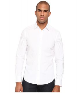 Vince Stretch Button Down Shirt Mens T Shirt (White)