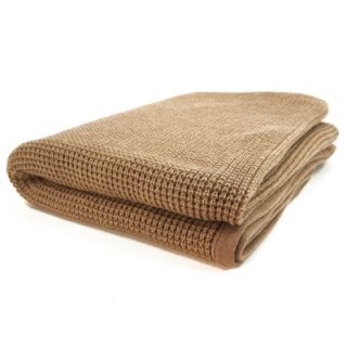 Pur Cashmere Schindler Thermal Knit Throw CTTHER 101 Color Mocha Heather