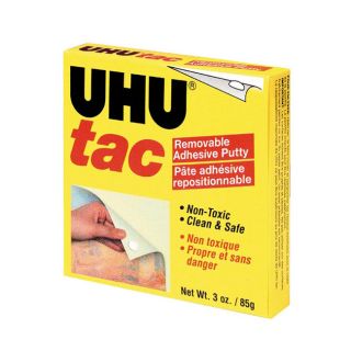 Uhu Tac 3 ounce Removable/reusable Nontoxic Adhesive Putty