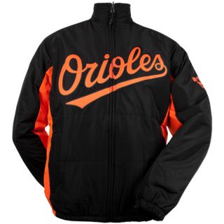 Baltimore Orioles Majestic Double Climate On Field Jacket Majestic Fan Gear