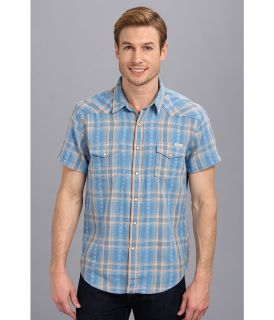 Lucky Brand Edgewater Western Shirt Mens T Shirt (Blue)