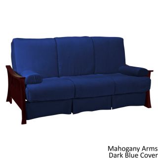 Epicfurnishings Beijing Perfect Transitional Pillow Top Sleeper Sofa Blue Size Full