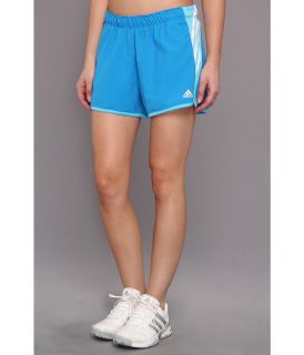 adidas Ultimate Woven 3 Stripes Short Womens Shorts (Blue)
