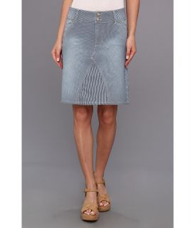 NYDJ Ray A Line Skirt in Old West Womens Skirt (Blue)