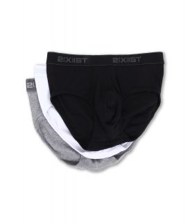 2IST 3 Pack ESSENTIAL Contour Pouch Brief Mens Underwear (White)