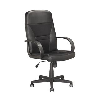 Corliving Executive Office Chair In Black Leatherette