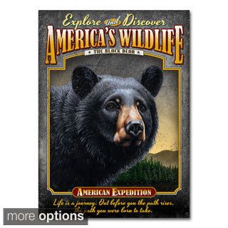 American Expedition Tin Sign Magnet