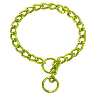 Platinum Pets Coated Chain Training Collar   Corona Lime (18 x 3mm)