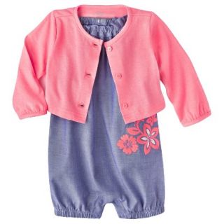 Just One YouMade by Carters Girls 2 Piece Set   Pink/Denim 12 M