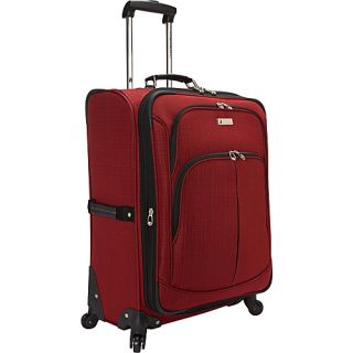 Chatham 28 Expandable Spinner Red   London Fog Large Rolling Luggage