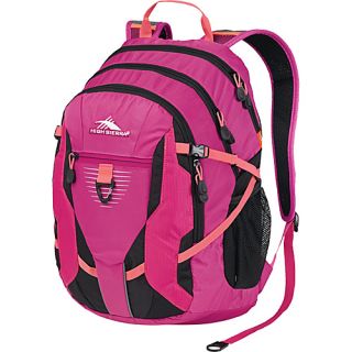 Aggro Backpack Purple Razz/Black/Coral   High Sierra Laptop Backpack