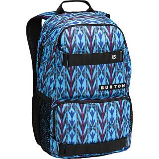 Treble Yell Pack Blue Ray Nouveau Neon Print   Burton Laptop Backpacks