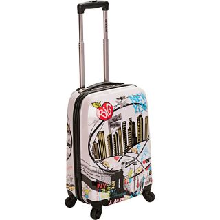 Vegas 3 20 Hardside Carryon NEWYORK   Rockland Luggage Small R